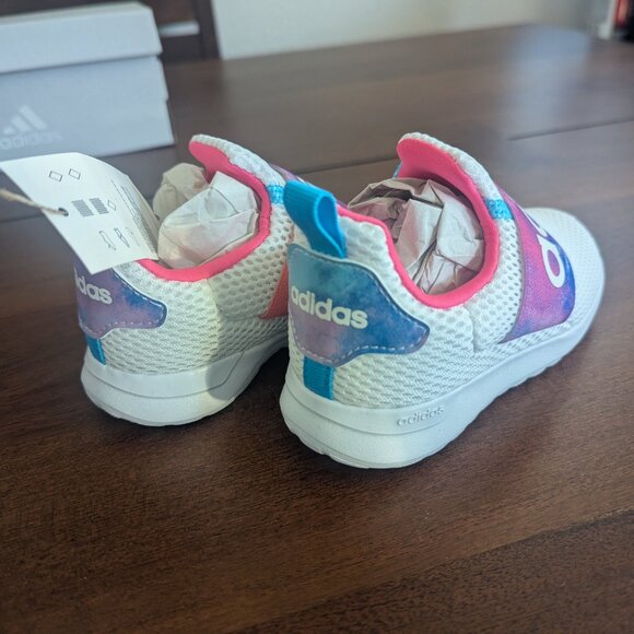 NWT Adidas Lite Racer Adapt 4.0 Kids Running Athletic Light Shoes Slip on 8K - Picture 6 of 8